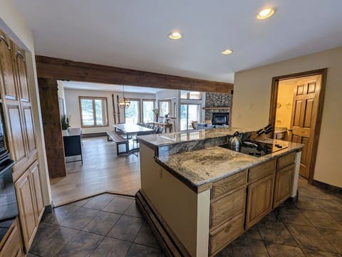 Large kitchen island