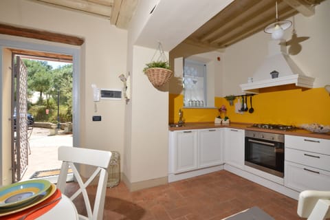The kitchen corner in the living-dining room