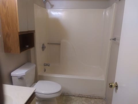 Combined shower/tub