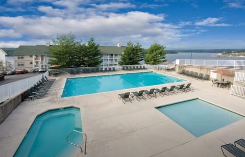 Indoor pool, seasonal outdoor pool