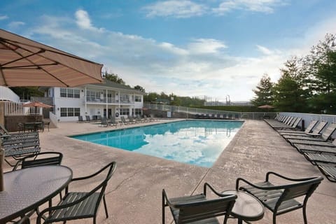 Indoor pool, seasonal outdoor pool