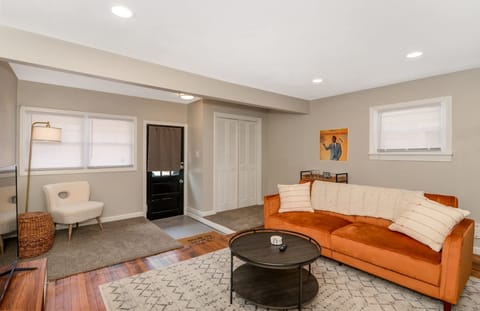 Our welcoming living room offers a comfy spot to unwind. Stream your favorite shows, lounge with a book, or gather for great conversation.