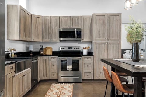 cook dinner or enjoy coffee in the morning.