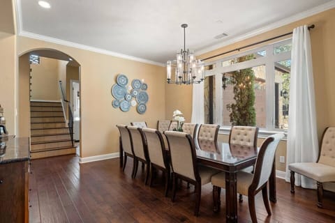 Large Dining Room with coffee station with regular coffee maker