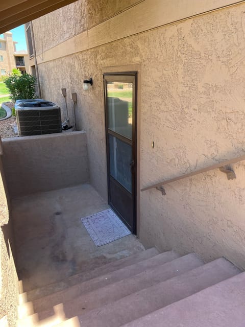 Private Entrance-5 steps down