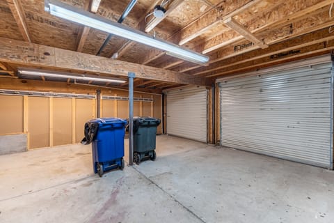 Private two car garage.