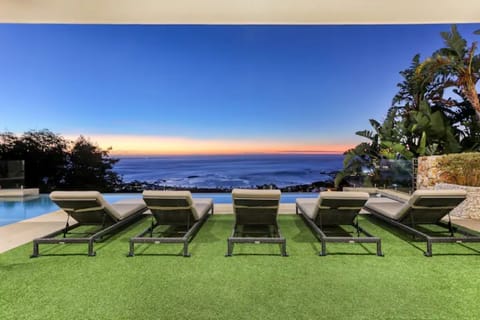 3. Pool with Loungers