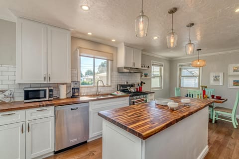 Prepare delicious meals in this well-appointed kitchen with plenty of counter space.