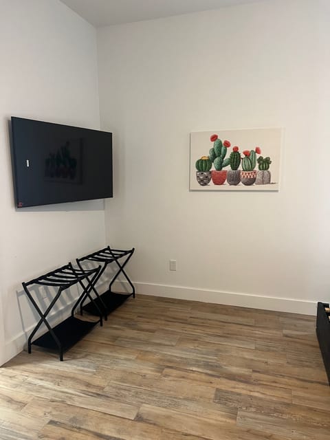 Bedroom 2, all bedrooms have a 55" TV