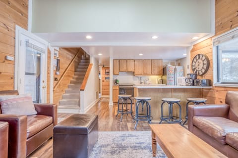 Living Area and Kitchen