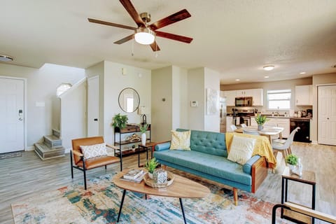 Main living area. Second couch has been added to this area.