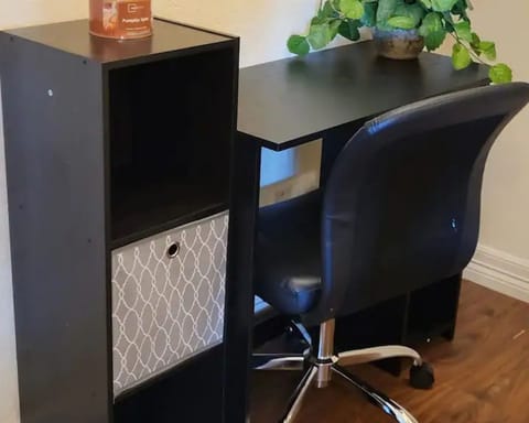 Home office ergonomic chair and laptop table storage restroomfree wifi iron set