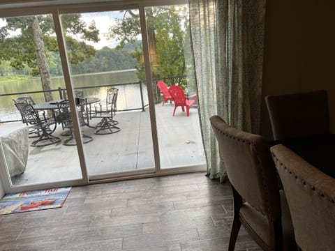 The view from the dining table.