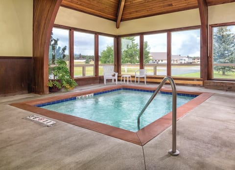 Indoor pool, a heated pool