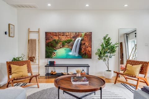 75 inch TV with Netflix. 