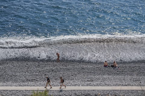 On the beach