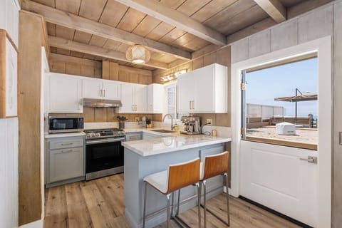 New stainless steel appliances