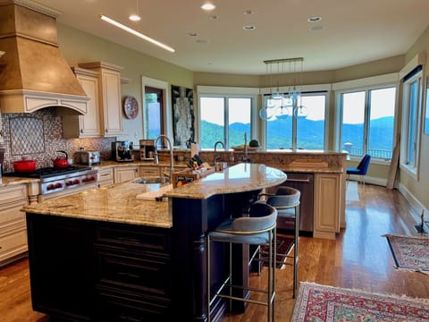 View of Kitchen and Dining Area