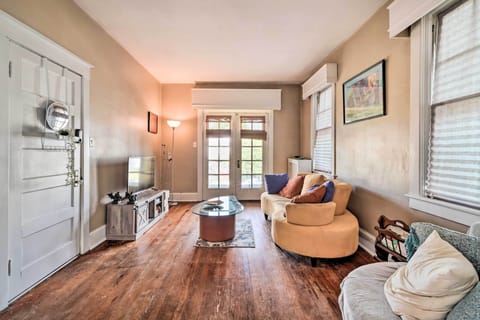 Living Room | Smart TV | Window A/C Units | Balcony Access