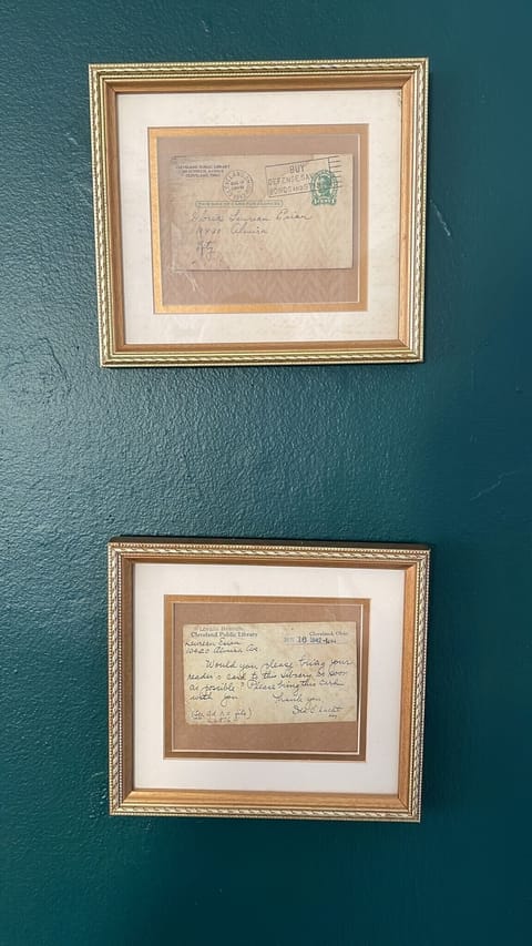 1942 Cleveland library cards