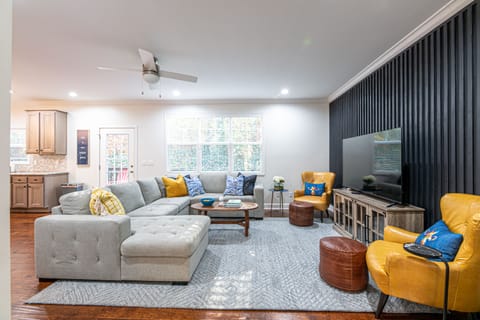 Plenty of space for the whole family to enjoy the downstairs living room