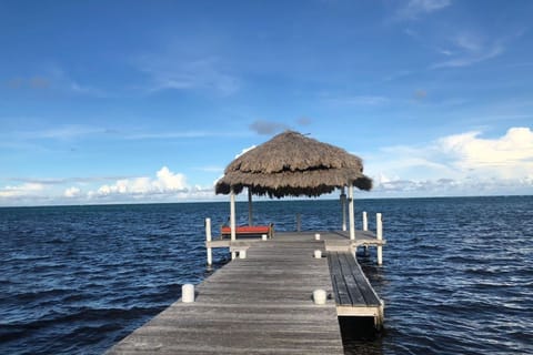 On the beach, sun loungers, beach towels