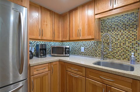 Fully stocked kitchen