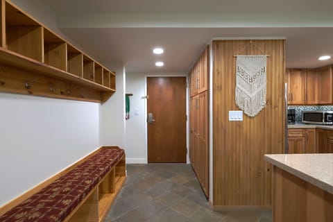 Ski storage off front entry.