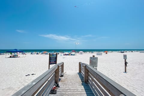 On the beach