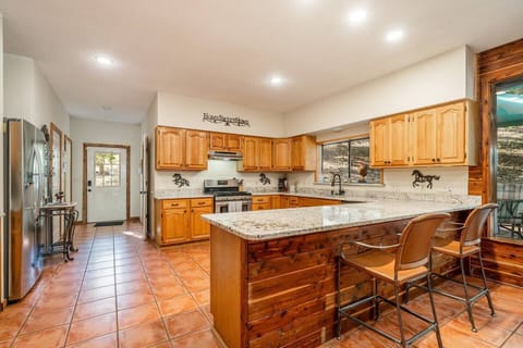 Cantina de Caballo Seating is right next to the dining area if additional seating is needed for larger gatherings.