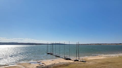 Beach nearby, sun loungers