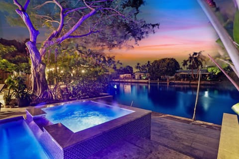 Where a sunny swim turns into an evening dip