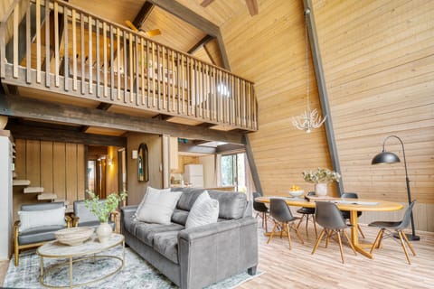 Lofted area overhead.