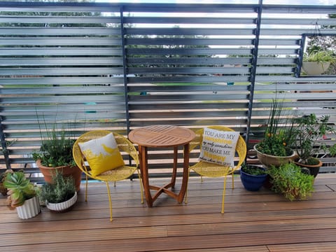 Private deck and main entrance area