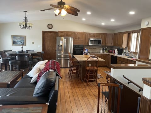 Kitchen/Living area on entry level (top floor)