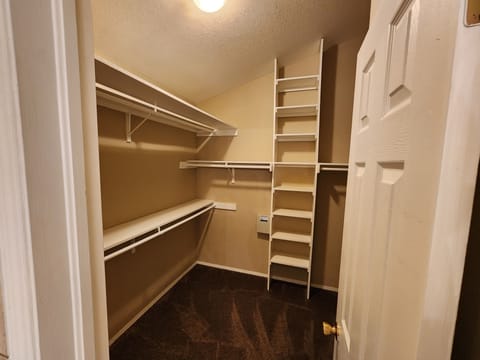 Master bedroom closet