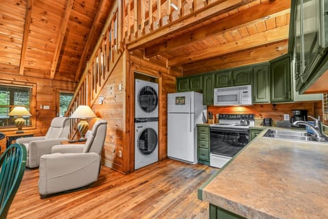Indoors, Hardwood, Stained Wood, Appliance, Washer