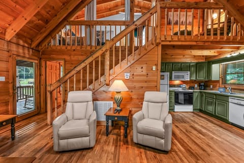 Indoors, Hardwood, Stained Wood, Furniture, Living Room