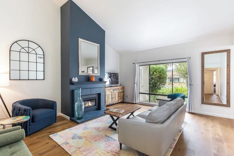 Living room with lots of seating