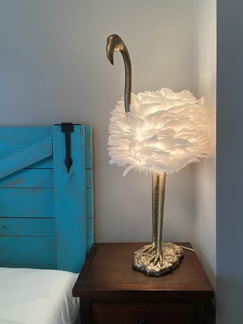 Front bedroom 'Flamingo' lamp