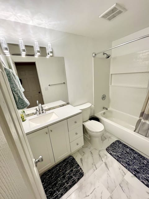 Full Bathroom.. Did someone say counter space ?