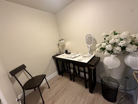 Private office space for work or privacy.