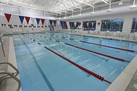 Indoor pool, outdoor pool