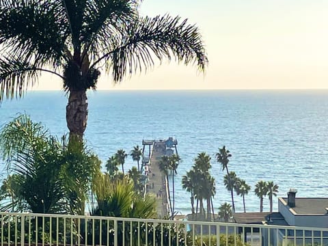San Clemente Pier. Your view from the bungalow.