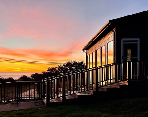 Ocean view house just steps from one of the best beaches on the Mendocino coast.