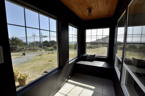 Whale watch from the peaceful sun room