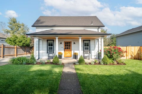 Street view of the front of house