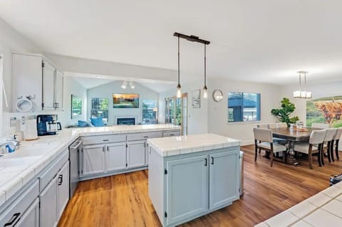 Kitchen and dining room