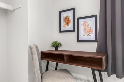 The desk is perfect for working from home, and the chair is comfortable for long hours of sitting.