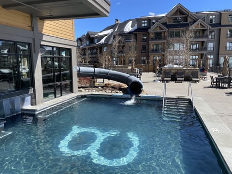 Indoor pool, a heated pool